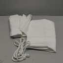 White Sheer Curtains Voile Grommet Semi Sheer Curtains for Bedroom Living Room Set of 2 Curtain Panels 54 x 45 inch