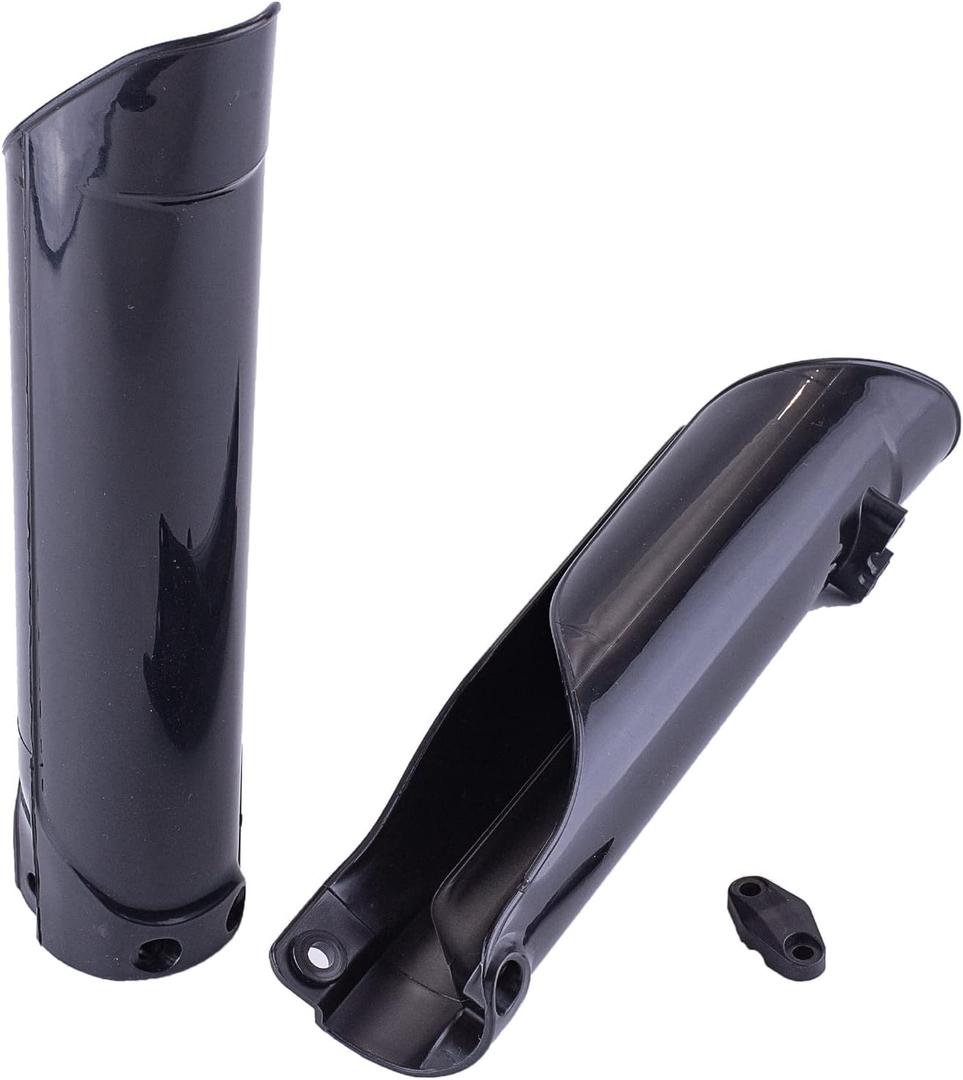 PRO CAKEN 10.6 inch Motorcycle Front Shock Fork Cover Lower Fork Cover Set,Strong and Sturdy Scratch Resistant Case Wrap Shock Absorber Guard Universal for Dirt Bike Motorcycle -Black
