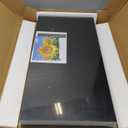 Fun Memories 12" Deep Black Floating Shelves, Rustic Wood Wall Shelves for Wall Decor & Storage, 24 x 12 Floating Shelf for Living Room, Bathroom, Bedroom, Set of 1