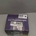 Christmas Halloween Projector Lights Outdoor, Holiday Projector for Yard Home Decor - Xmas Halloween Outdoor Projection Lights for Christmas Decor (12 cards and waves)