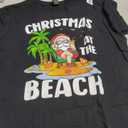 Christmas At The Beach Summer Santa Christmas In July TShirt, Size M