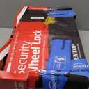 KAYCENTOP Universal Wheel Lock Clamp Anti Theft Trailer Locks Fit Most Vehicles Max 11" Tire Width Security Tire Boot Lock for Trailers SUV Boats ATV's Motorcycles Golf Cart 2 Packs 6 Keys Alike