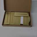 HOODO Gold Mirror Acrylic Wedding Table Numbers 1-15 with Stands, 5"x7" Arched Acrylic Sign and Holder, Gold Mirror Arch Table Numbers for Wedding Reception, Party, Anniversary, Event