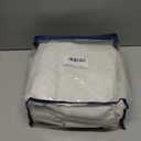 Ivory Linen Semi Sheer Curtains 84 Inches Long, Flax Light Filtering Curtains & Drapes for Bedroom, White Oatmeal Window Treatments, Retro Farmhouse Pinch Pleat Ceiling Curtain with Hooks