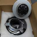 Moen Chef Series 1 HP Continuous Feed Lighted Garbage Disposal with Sound Reduction for Under Sink, Power Cord Included, EXL100C