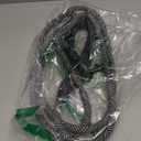 MayPaw Heavy Duty Rope Dog Leash, 8 FT Nylon Pet Leash, Soft Padded Handle Thick Lead Leashes for Large Medium Dogs (Black, 1/2" * 8')