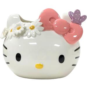 Hello Kitty Butterfly Figural Planter, 5.4" L x 4.4" W x 4.4" H Created by Blue Sky Clayworks