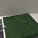 Powools Grass Pad for Dogs Potty - 3-Layer Reusable Dog Grass Pad with Tray, Washable Artificial Grasses Dog Potty Tray with Drainage Holes, Indoor & Outdoor Grass Pee Pad for Dogs, 30" x 20"