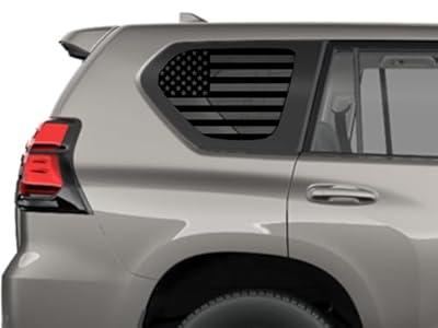 American Flag Window Decals for Car or Truck 29" x 16" Inch - Universal USA Flags Vinyl Sticker - Cool Patriotic Decals Automotive - Vinyls Stickers for Windows Cars