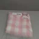 Gingham Tablecloth Rectangle Table, Cotton Linen Fabric Picnic Checkered Table Cloth Farmhouse Washable Wrinkle Free Buffalo Plaid Table Cover for Outdoor Birthday Party, Pink, 60x75