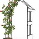 Garden Arch Trellis - Garden Arch Size: 48"-51"(L)*98"(H)*16"(W)