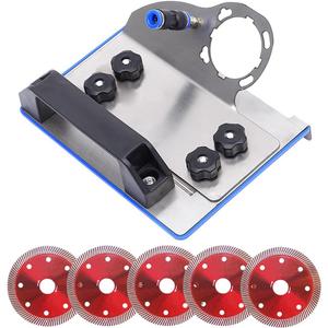 45 degree tile chamfering tool, 45Chamfer Cutting Ceramic tiles, Angle Grinder Tile Chamfer Stand for 100-Type, Angle Grinder Attachments for Chamfering