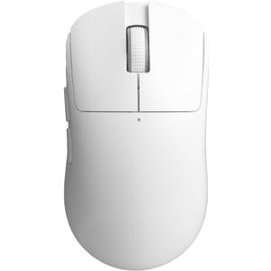 XT624 Wireless Bluetooth Mouse, LED Rechargeable Ergonomic with Multi Mode 2.4G Wireless USB +BT1+BT2, Portable Bluetooth Mouse for Laptop PC Computer (White)
