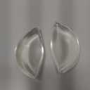 Clear Silicone Bra Inserts - Triangle Gel Breast Inserts Enhancers Waterproof Push Up Pads Bra for Bikini Swimsuit