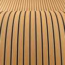 Boat Flooring Self-Adhesive EVA Foam Boat Decking Non-Skid mat 94.5"X43.31" for Decorate Fishing Boat Kayak Yacht Pool RV Floor etc (Teak and black)