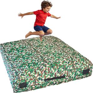 SaferBounce Crash Pad for Kids Sensory | Big 5Ft x 5Ft, 3Ft x 4Ft Or 3Ft x 3Ft | Autism Sensory Crash Mat for Jumping Play | Crashpad | Soft Foam Landing Pad | Giant Mat Pillow | Climbing, Gymnastics