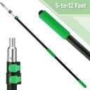 Bates- Telescopic Extension Pole, 12 Ft, Aluminum Alloy, Sturdy Multi-Purpose Extension Pole with Flip-Lock Design for Painting, Dusting and Cleaning, 12 Ft, 1 Pack