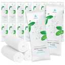 60 Hot or Cold Wrapped Moist Towels - 9'' x 9" Moist Towelettes Individually Wrapped Disposable Face & Hand - Pre-Moistened Hand Wipes Soft Refreshing, Travel, Spa, Restaurant - Unscented