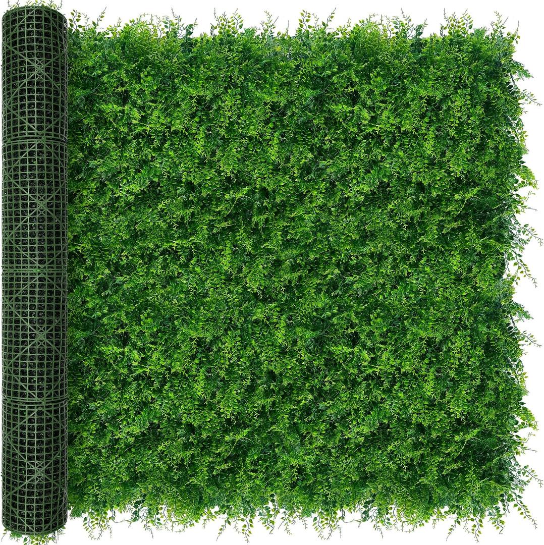 80"x120"(67 SQFT), Artificial Greenery Grass Wall Backdrop UV-Anti