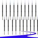 20 Pieces Pen Refills Ink Ballpoint Pen Refill 2.8 Inch Replacement Ink Refill Bulk for Retractable Pens Office School Supplies, Medium Point(Blue2.8)