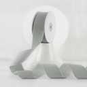 MEEDEE Silver Velvet Ribbon 1.5 Inch Single Face Nylon Velvet Ribbon 10 Yards Spool Grey Ribbons for Christmas Tree, Gift Wrappig, Rustic Wreath, Velvet Bow, Hair Bows, Crafts Supply, Home Decor