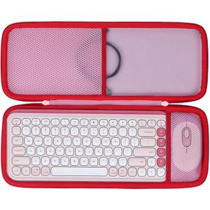 Storage Case Compatible with Logitech POP ICON Combo Keyboard and Mouse Combo (Rose Case)