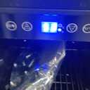 EUHOMY Wine and Beverage Refrigerator, 24 Inch Dual Zone Wine Cooler with Glass Door Hold 21 Bottles and 88 Cans, Built in or Under Counter Wine Fridge with Blue LED Light