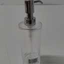 iDesign Eva Acrylic Dispenser Body Moisturizer, Sanitizer or Aromatherapy Lotion in Bathroom, Kitchen, Bedroom, Vanity, 2.5" x 2.5" x 8", Soap Pump,55220