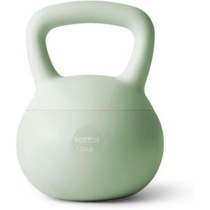 YOTTOY Soft Kettlebell,Kettlebell Anti-Slip Grip Weight for Home Workouts, Kettlebells Set Strength and Safe, 25lbs