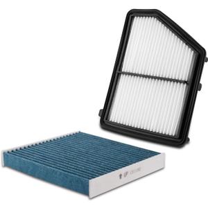 Cabin & Engine Air Filter Fit for Civic 2016-2025 (2.0L), HR-V 2023-2025 (2.0L) Activated Carbon Cabin Filter Replacement CF11182 CA12051 Car Accessories