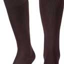 CHAMPRO Compression Style Pro Athletic Socks for Baseball, Softball, Football, and More (Large, Maroon)