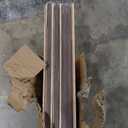 Art3d Slat Wood Wall Paneling for Interior and Ceiling Decoration - Pack of 4pcs + 1pc End-Trim, Size 108 x 5.7in.- Walnut