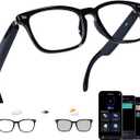 Giinova Ai Smart Glasses Bluetooth 5.4 with Translation for Men Women 160+Languages ColorChange Lens Chat GPT Assistant Free App Translator Glasses Meeting,Driver,Travel