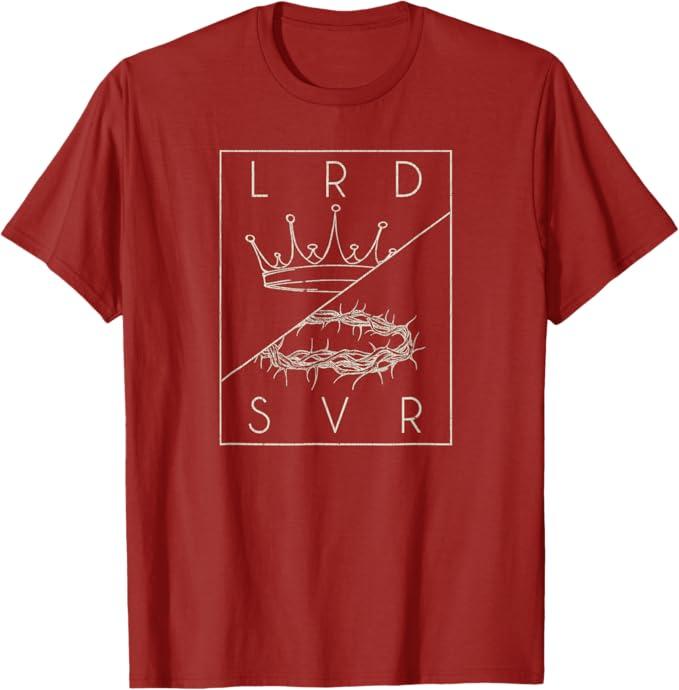 Vintage Retro Jesus Christian Lord & Savior Graphic T-Shirt XL