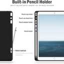 Antbox Case for iPad 9th Generation/iPad 8th Generation with Pencil Holder Vegan Leather Smart Cover for iPad 10.2'' 9th/8th/7th Gen (NavyBlue)