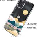 Unov Case Compatible with Motorola Moto g Power 5G 2023 Clear with Design Soft TPU Shock Absorption Slim Embossed Pattern Protective Back Cover (Sierra Mountains)