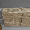 Foldable Storage Baskets with Handles Paper Rope Storage Baskets Rectangle Collapsible Hand Woven Storage Cubes Bins for Organizing Shelves Living Room Bedroom Pantry (4, 13'' x 13'' x 13'')