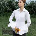 Bistro Waist Apron with Dual Pockets  Adjustable Long Chef Apron for Kitchen, Restaurant & Caf (Pecan)