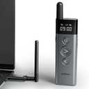 ASING Up to 980ft Long Range Wireless Presentation Remote, PowerPoint Clicker with Air Mouse, Volume Control, Spotlight and Magnifier Feature, Plug & Play for Windows/Mac,Ipad,Laptop & Keynote etc.