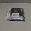 PATIKIL 35 x 35 x 3mm Corner Protectors, 50pcs Shape Triple-cornered Glass Table Corner Covers for Glass Metal Sheets Mirror Ceramic Tile Black