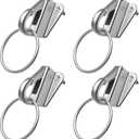 Fender Hook,Screw Wall Hanging Staple Hook Stainless Hanger Marine Fender Hook Stainless Hanger Marine,Stainless Steel Round Ring Marine Grade (silver)
