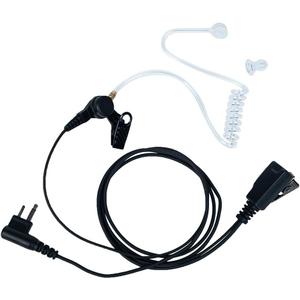 Ear Pieces for Motorola radios, 2 pin Advance Nipple Covert Acoustic Tube Bodyguard FBI Earpiece Headset Mic PTT for Motorola Walkie Talkie 2 Way Radio Cp200 Cls1110 Cls1410