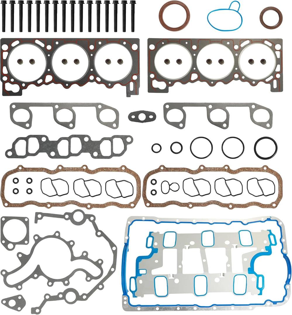 4.0 Full Head Gasket Set w/Cylinder Head Bolts Fit for Ford Mazda B4000 4.0L 1997-2000 244CID OHV VIN X HS9081PT-1 CS9724-1 ES72794
