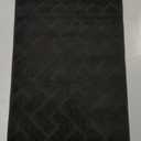 PURRUGS Dirt Trapping Door Mat 24" x 35.5", Non-Slip Machine Washable Entry Rug, Shoe Scraper, Dog Doormat, Super Absorbent Welcome Mat for Front & Back Door, Muddy Wet Shoes & Paws, Black