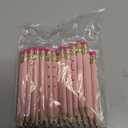 24 Pieces Pink Baby Shower Pencils Bridal Shower Golf Pencils with Erasers Mini Half Pencils Pre Sharpened 4 Inch Wedding Pencils 2 HB Hexagon Pencil for Kids Party Favors Office School Classroom