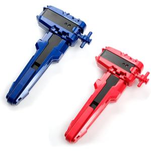 AIBREAY 2 Pack X String Launchers, Blade X Winder Launcher with Grip, Two Launch Mode, Only Work with X Right Spinning Top(Red+Blue)