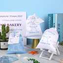 FYSUIMU 12Pcs Bachelorette Hangover Bags Last Toast on The Coast Drawstring Storage Bags with Gift Tags Blue White Bachelorette Party Favor Bag Kit for Coastal Beach Bach Party Supplies