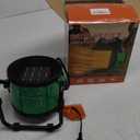 Buyplus Outdoor Heaters for Patio, 1500W Electric Garage Heater with 90Adjustable Angle, Overheat Protection & 2S Fast Heating, Greenhouse Heater for Patio, Garage, Greenhouse, Indoor Outdoor, Green