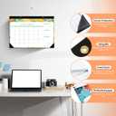 7 x Desk Calendar 2025-2027, October 2025 to April 2027, 21 Months Calendar with TO-DO List 16.5 * 12 Inch, 2025-2027 Desk Calendar for Home or Office Planning and Organizing