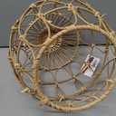 Metal Rattan Woven Egg 9.8 in